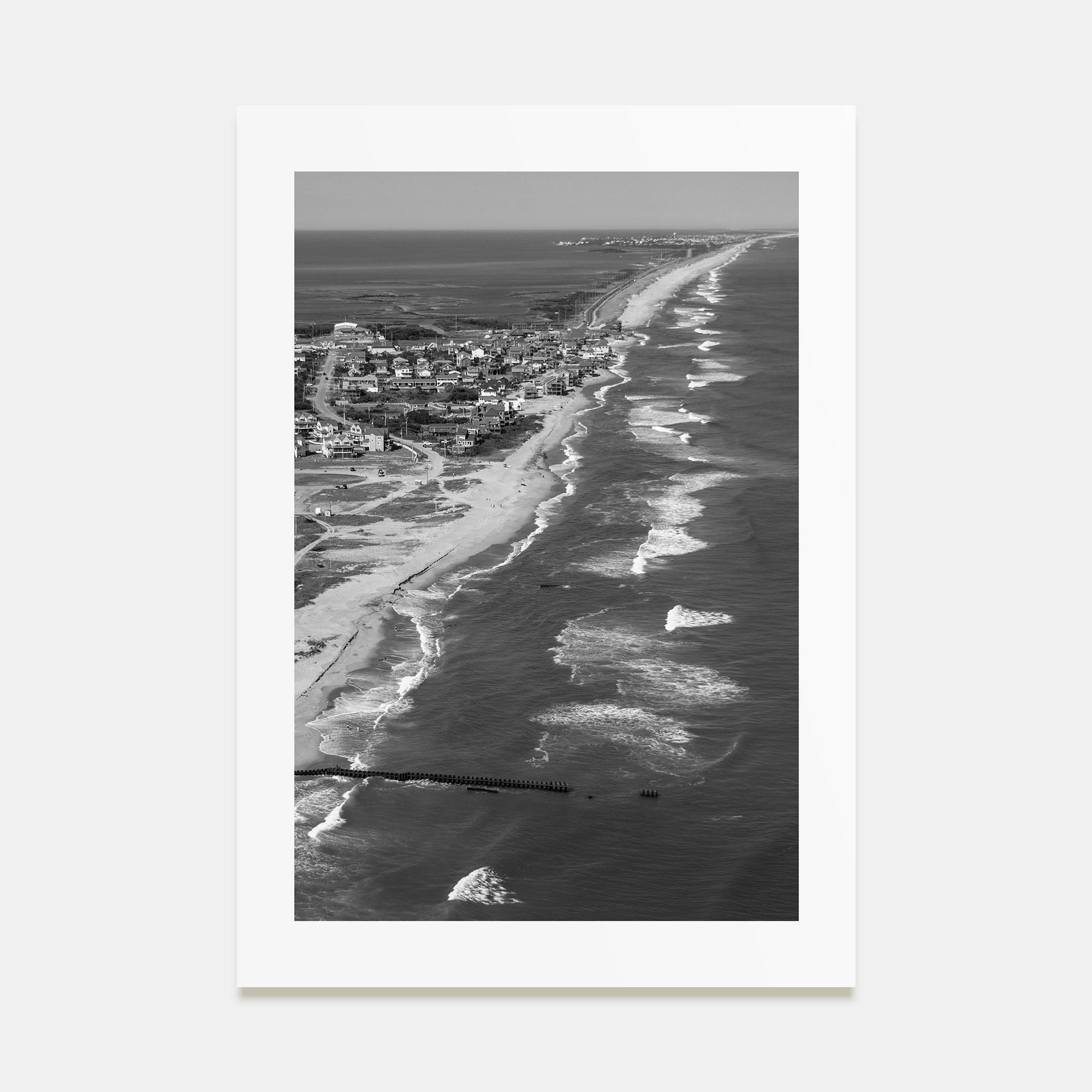 Outer Banks Photo B&W Poster