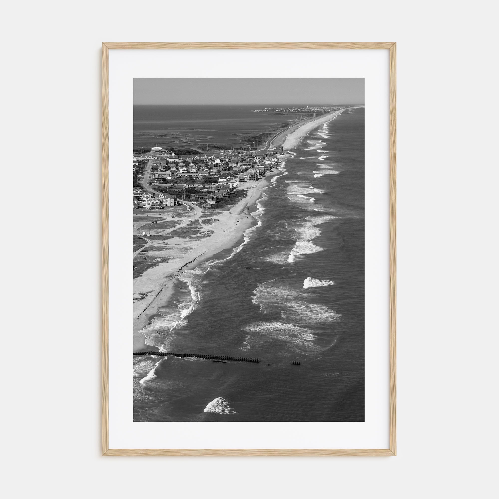 Outer Banks Photo B&W Poster