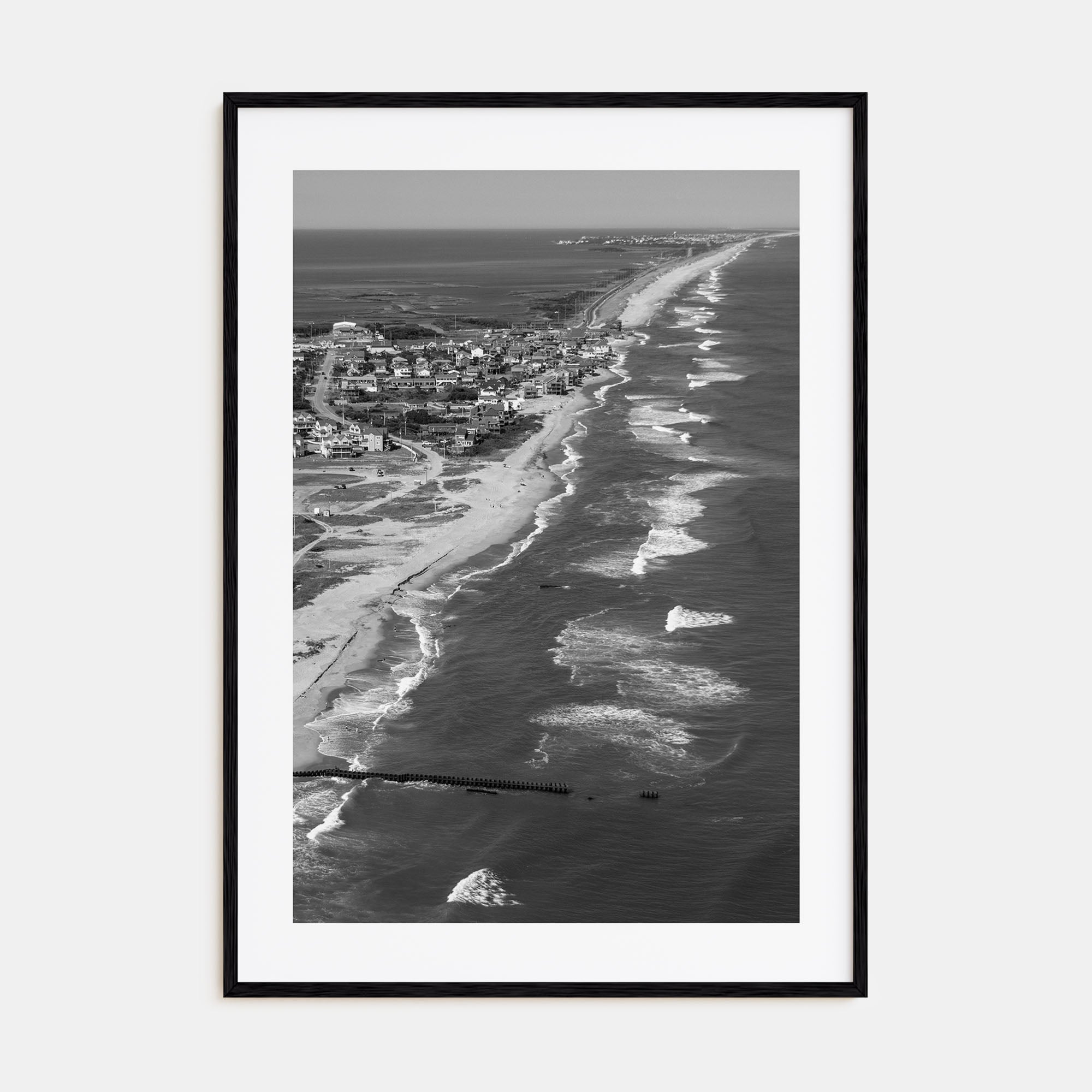 Outer Banks Photo B&W Poster
