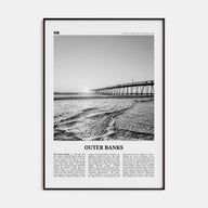 Outer Banks Travel B&W Poster