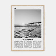 Outer Banks Travel B&W Poster