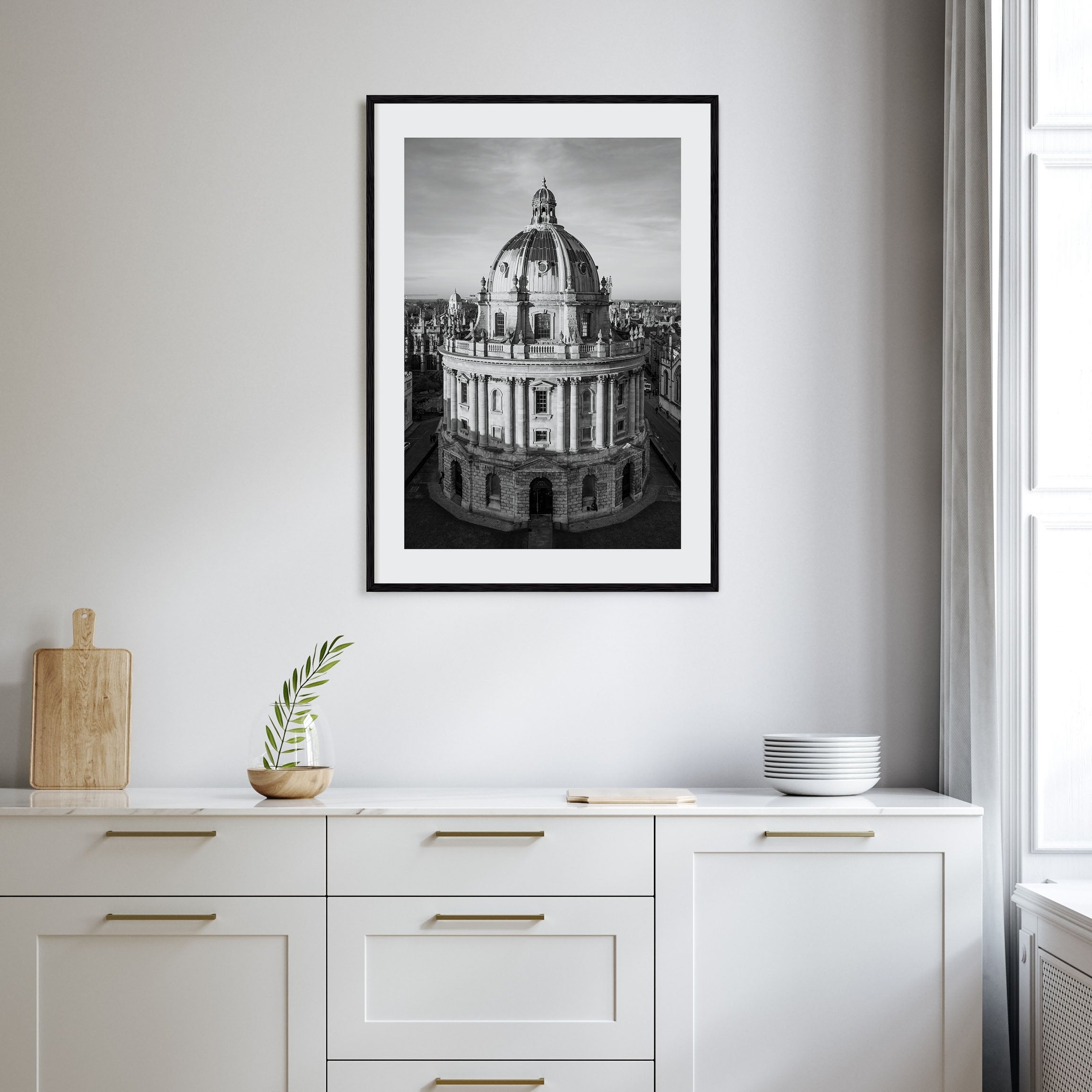 Oxford, England Photo B&W Poster