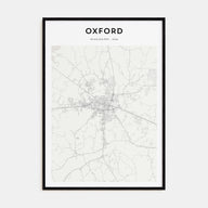 Oxford, Mississippi Map Portrait Poster
