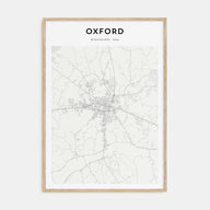 Oxford, Mississippi Map Portrait Poster