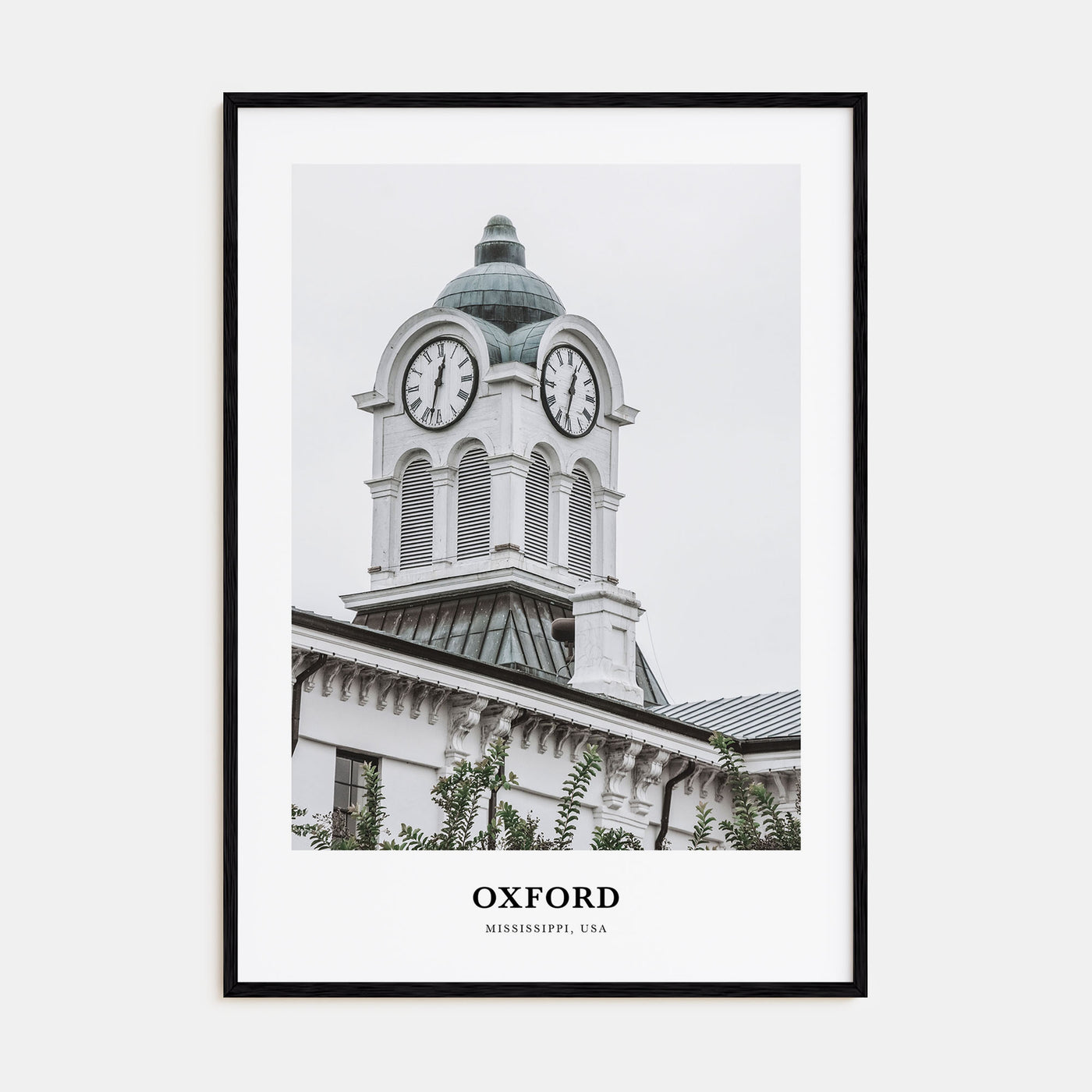 Oxford, Mississippi Portrait Color Poster