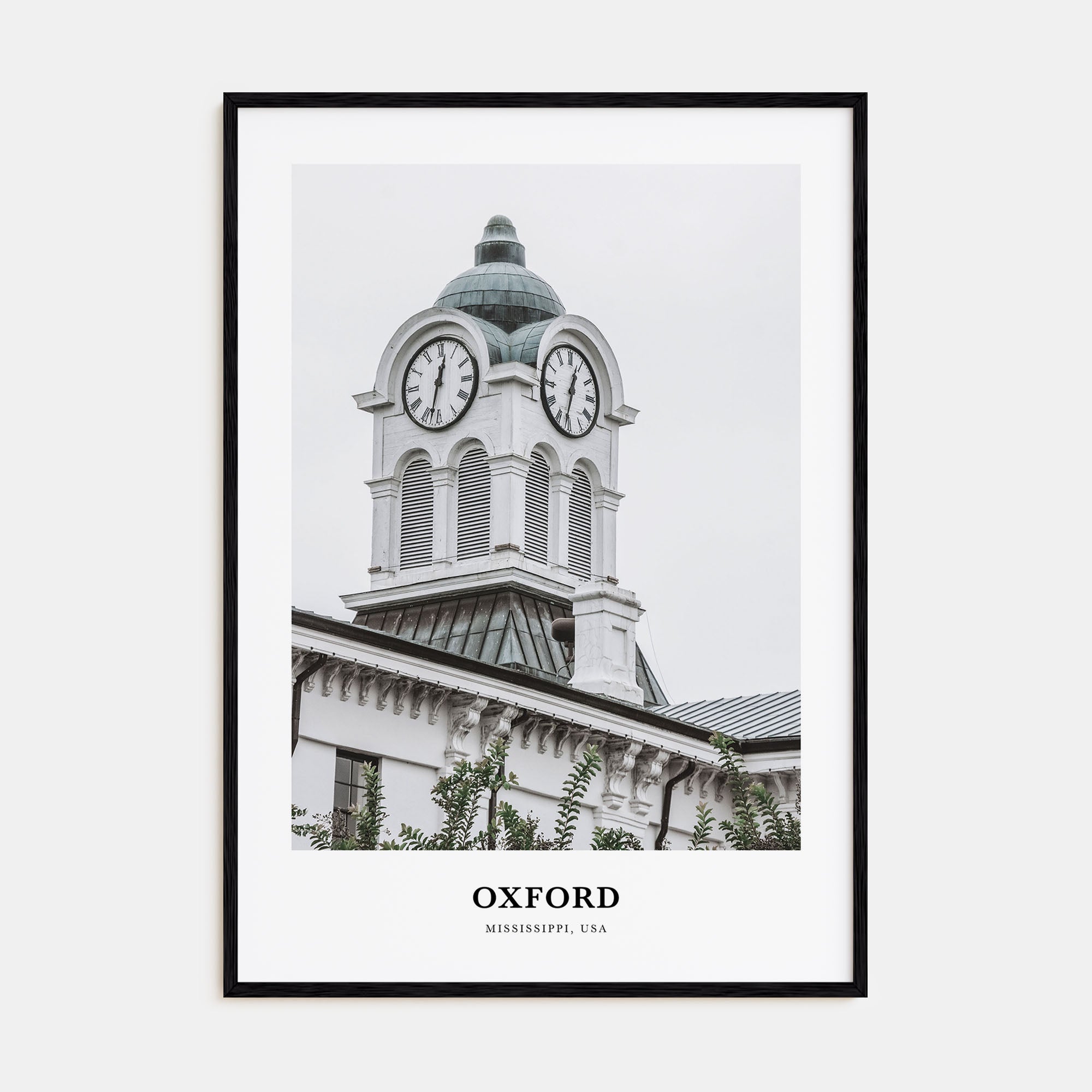 Oxford, Mississippi Portrait Color Poster