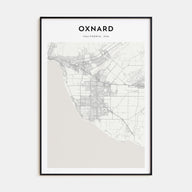 Oxnard Map Portrait Poster