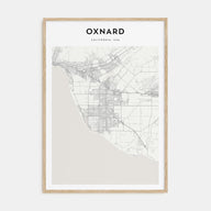 Oxnard Map Portrait Poster