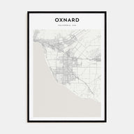 Oxnard Map Portrait Poster