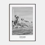 Oxnard Portrait B&W Poster