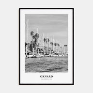 Oxnard Portrait B&W Poster