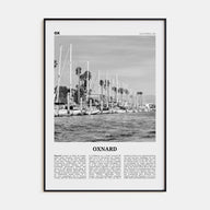 Oxnard Travel B&W Poster