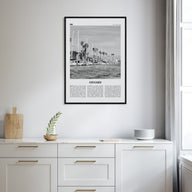 Oxnard Travel B&W Poster