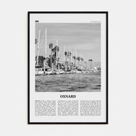 Oxnard Travel B&W Poster