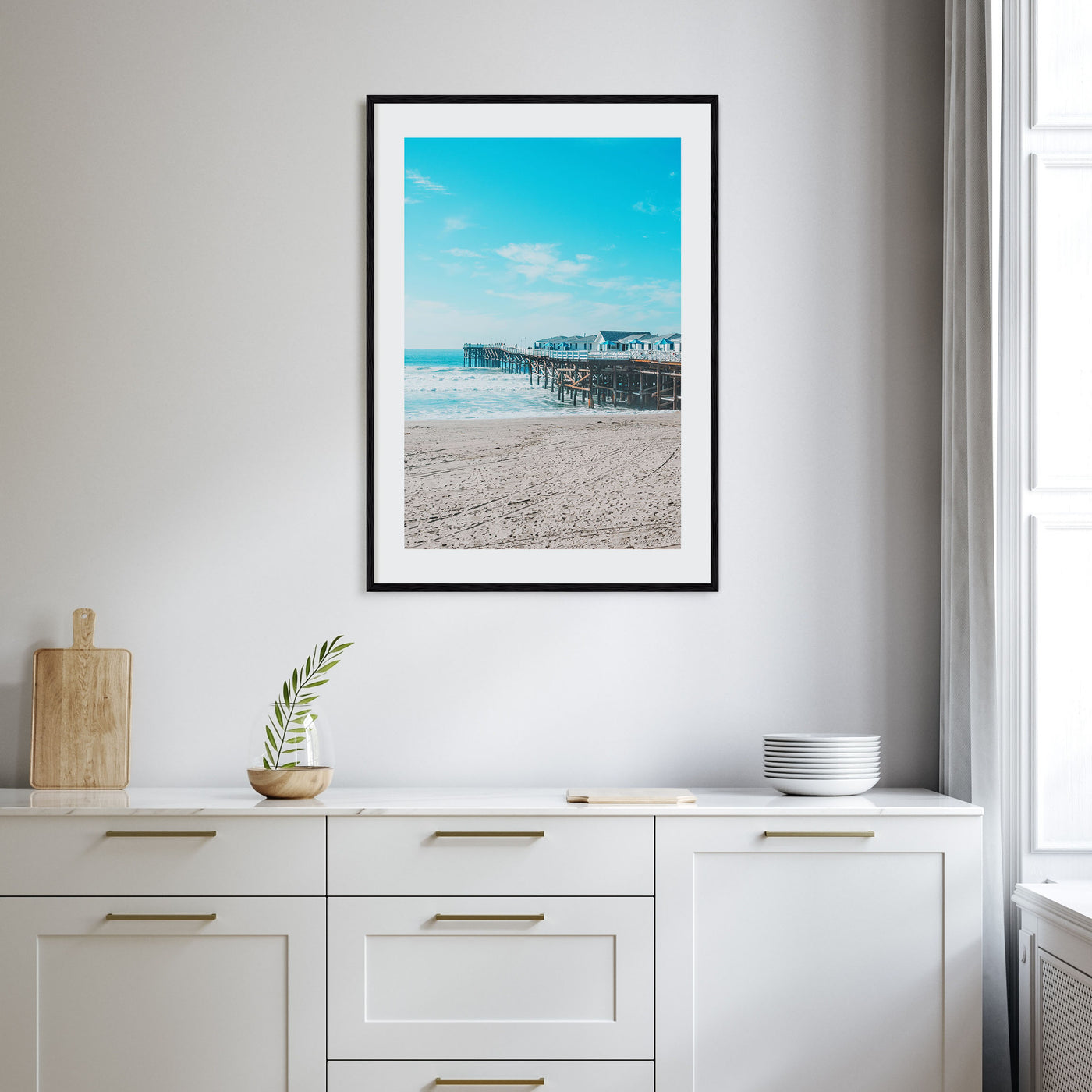 Pacific Beach Photo Color No 1 Poster