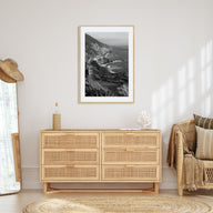 Pacific Coast Highway Photo B&W Poster