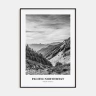 Pacific Northwest Portrait B&W Poster