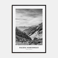 Pacific Northwest Portrait B&W Poster
