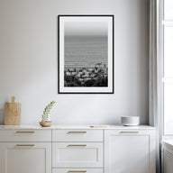 Pacific Palisades Photo B&W Poster