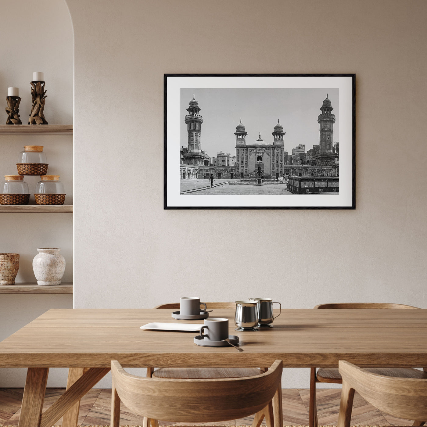 Pakistan Landscape B&W Poster