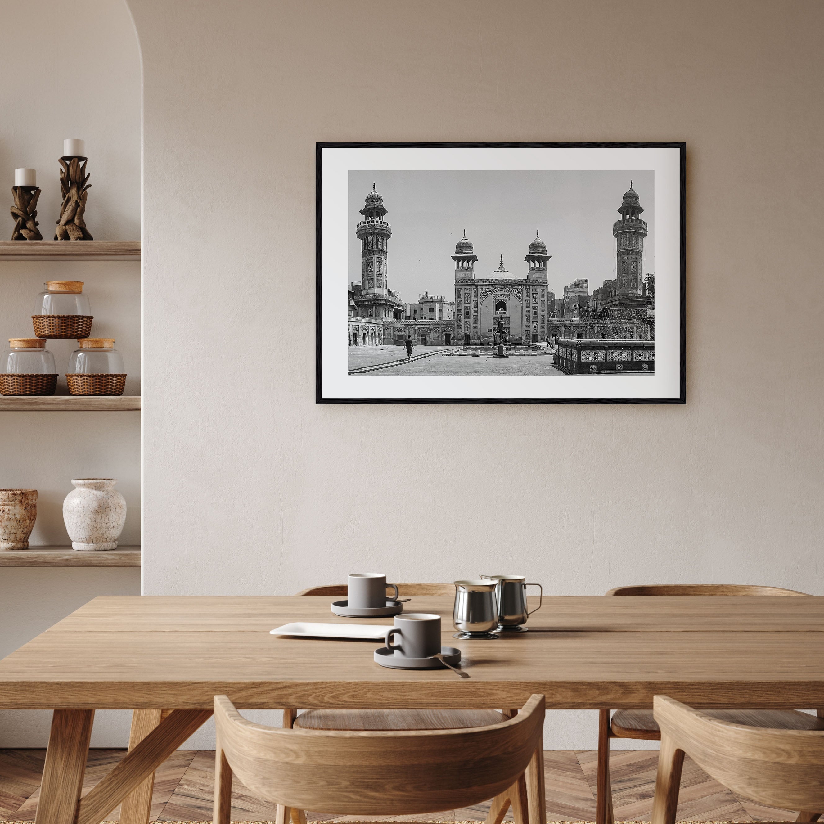 Pakistan Landscape B&W Poster