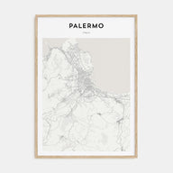 Palermo Map Portrait Poster