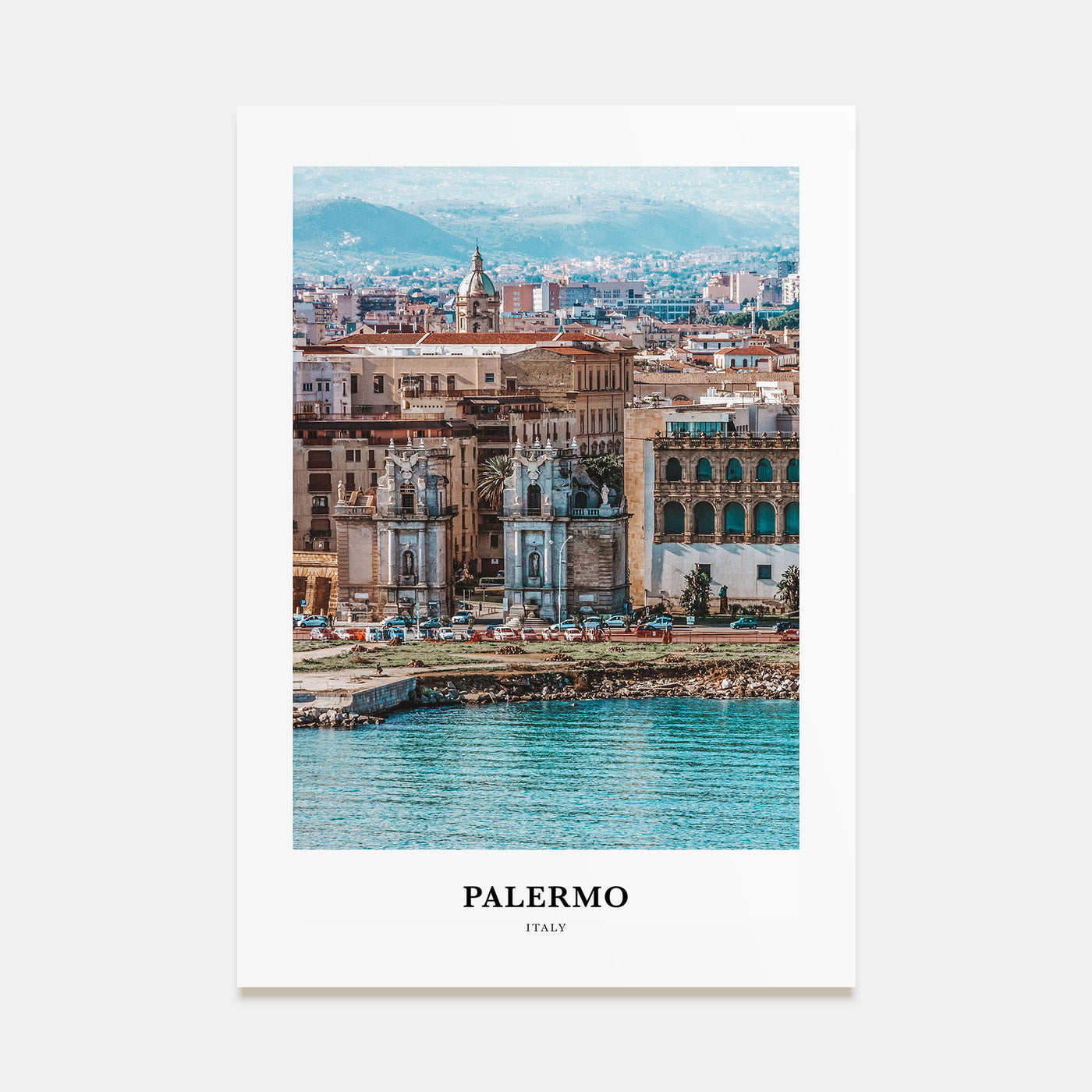 Palermo Portrait Color Poster