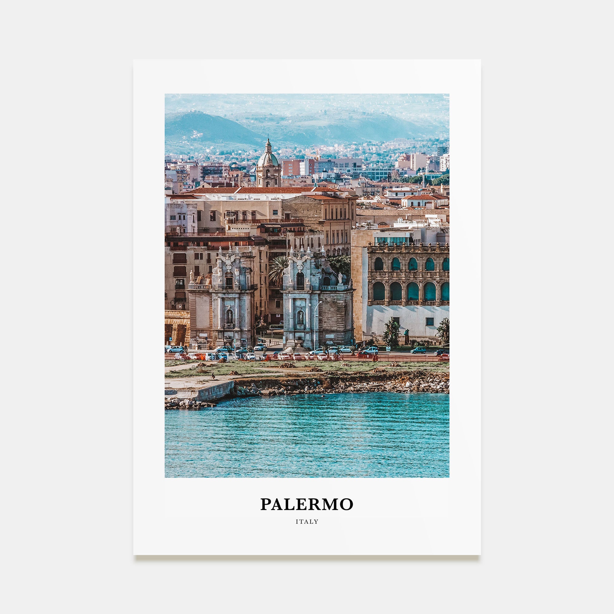 Palermo Portrait Color Poster