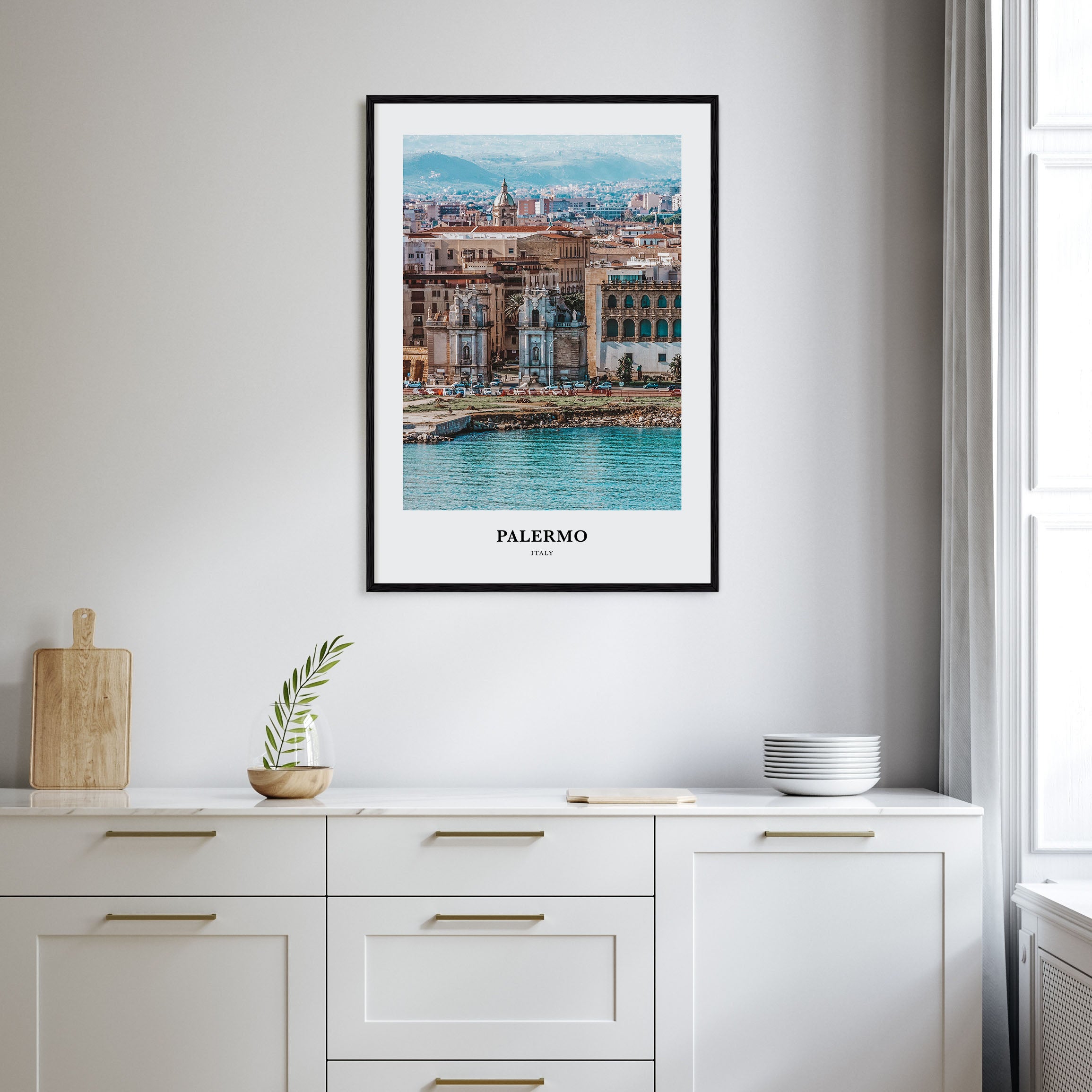 Palermo Portrait Color Poster