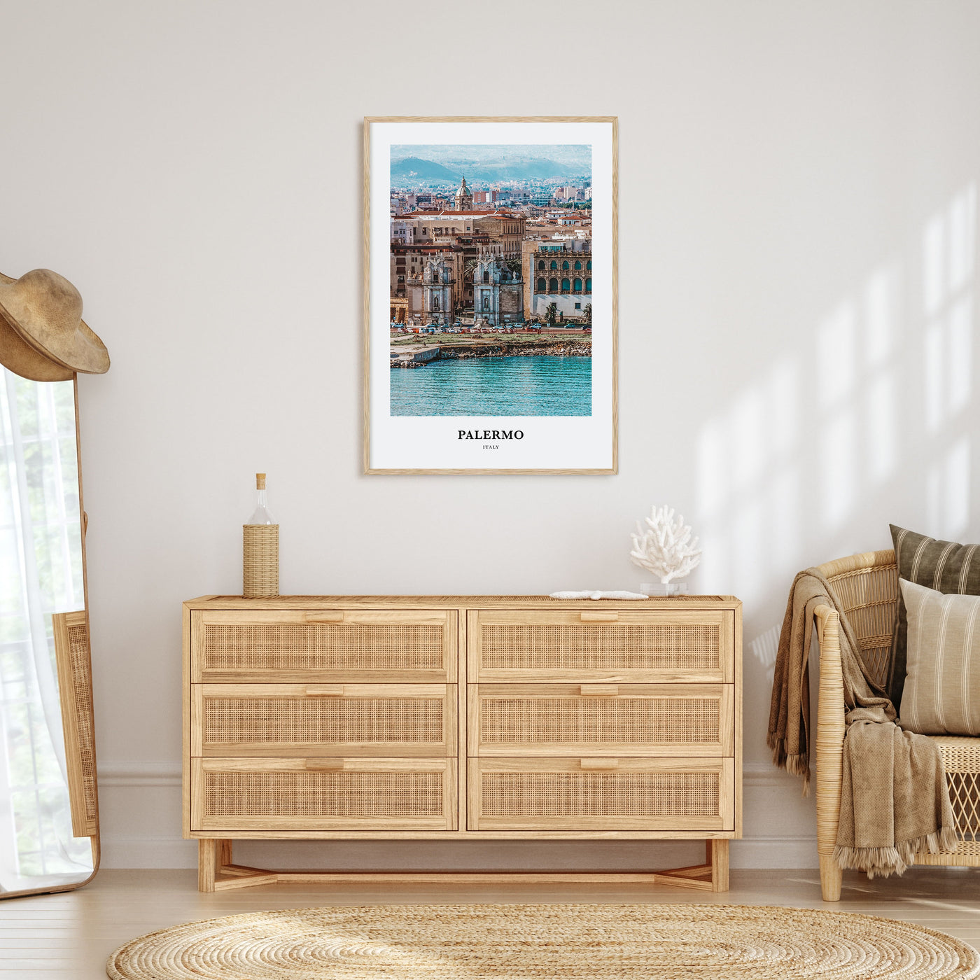 Palermo Portrait Color Poster