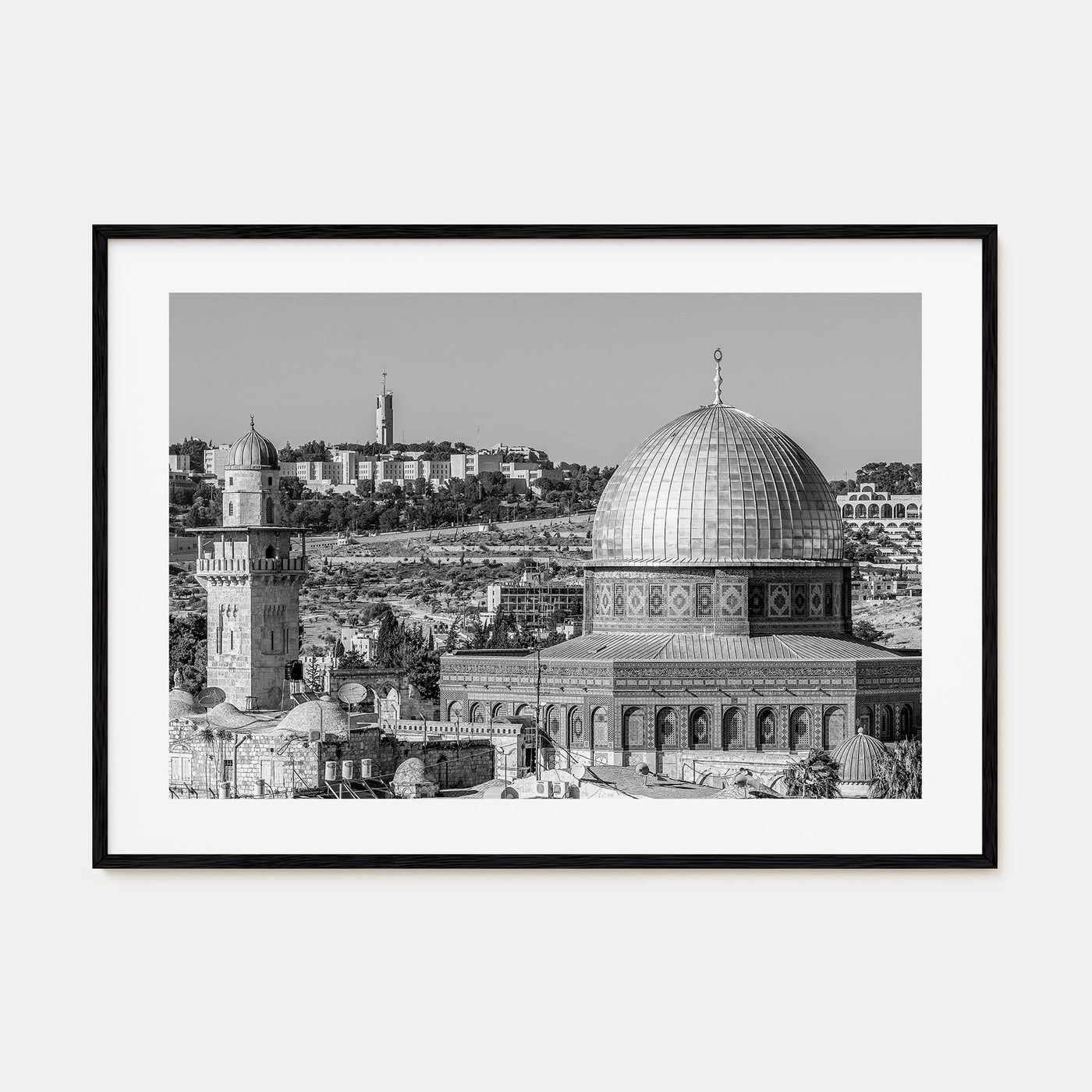 Palestine Landscape B&W Poster