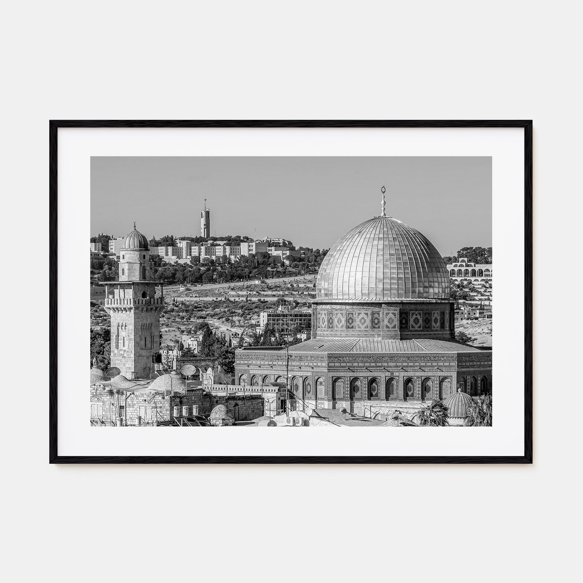 Palestine Landscape B&W Poster
