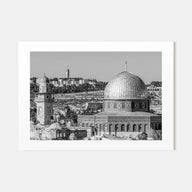 Palestine Landscape B&W Poster