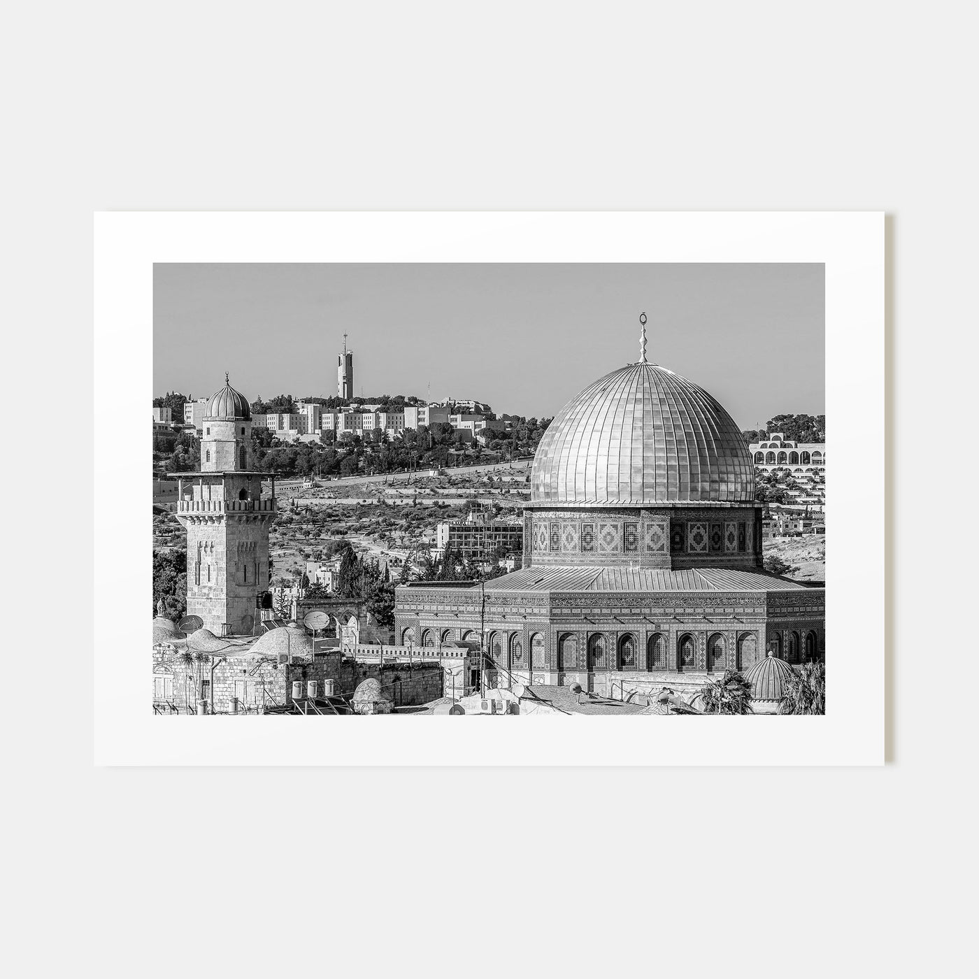 Palestine Landscape B&W Poster