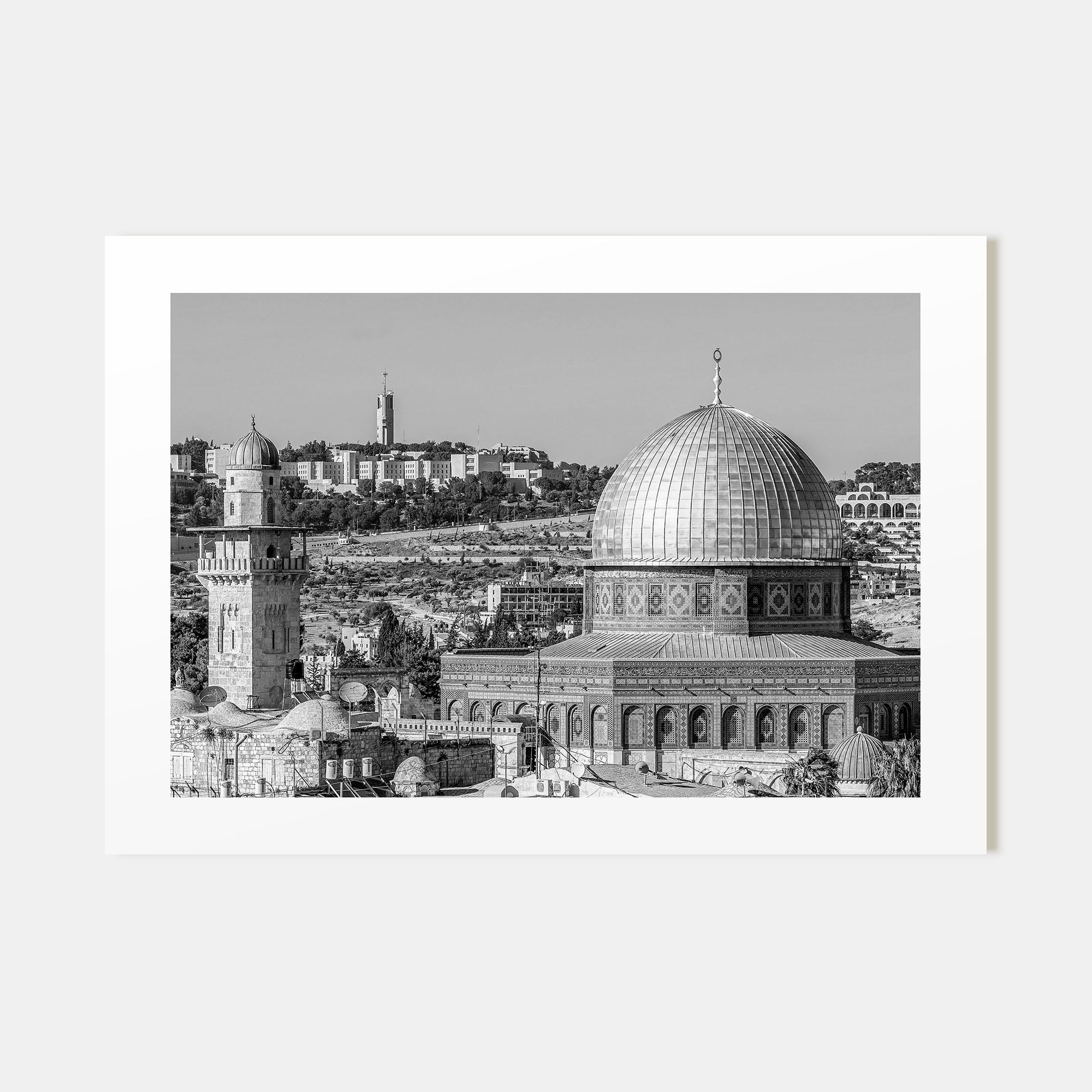 Palestine Landscape B&W Poster