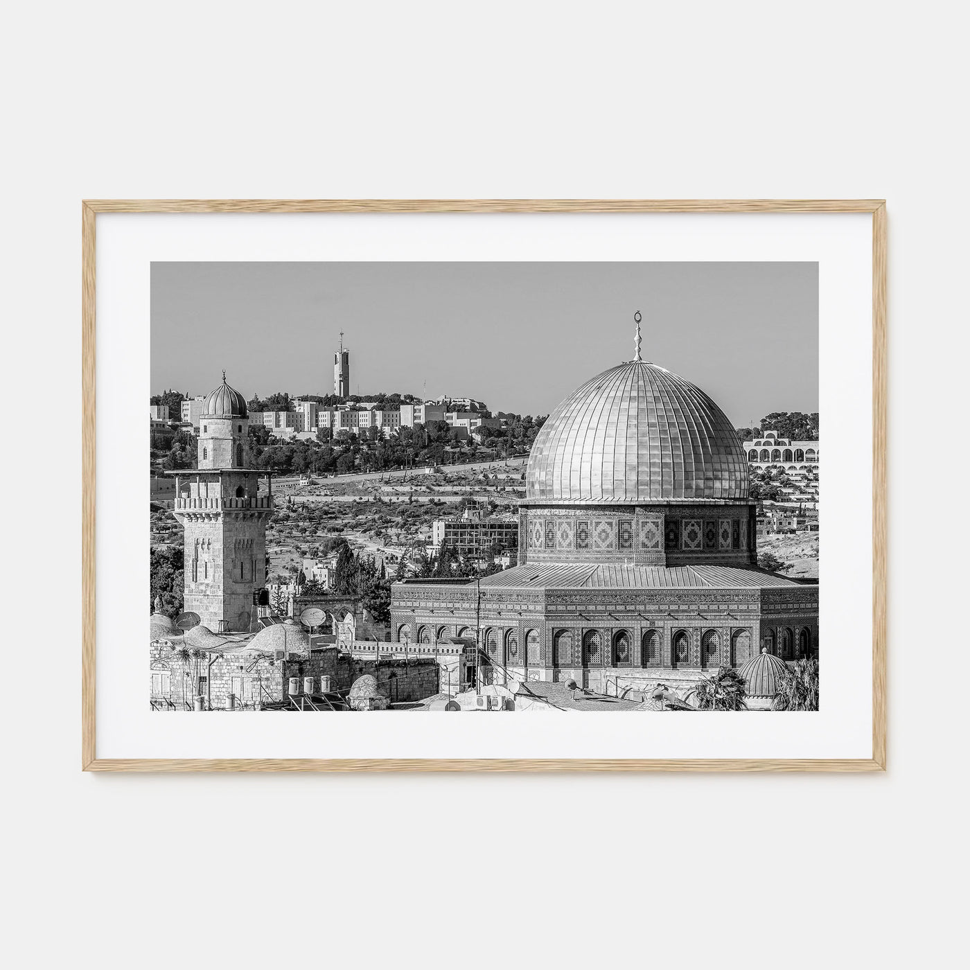 Palestine Landscape B&W Poster