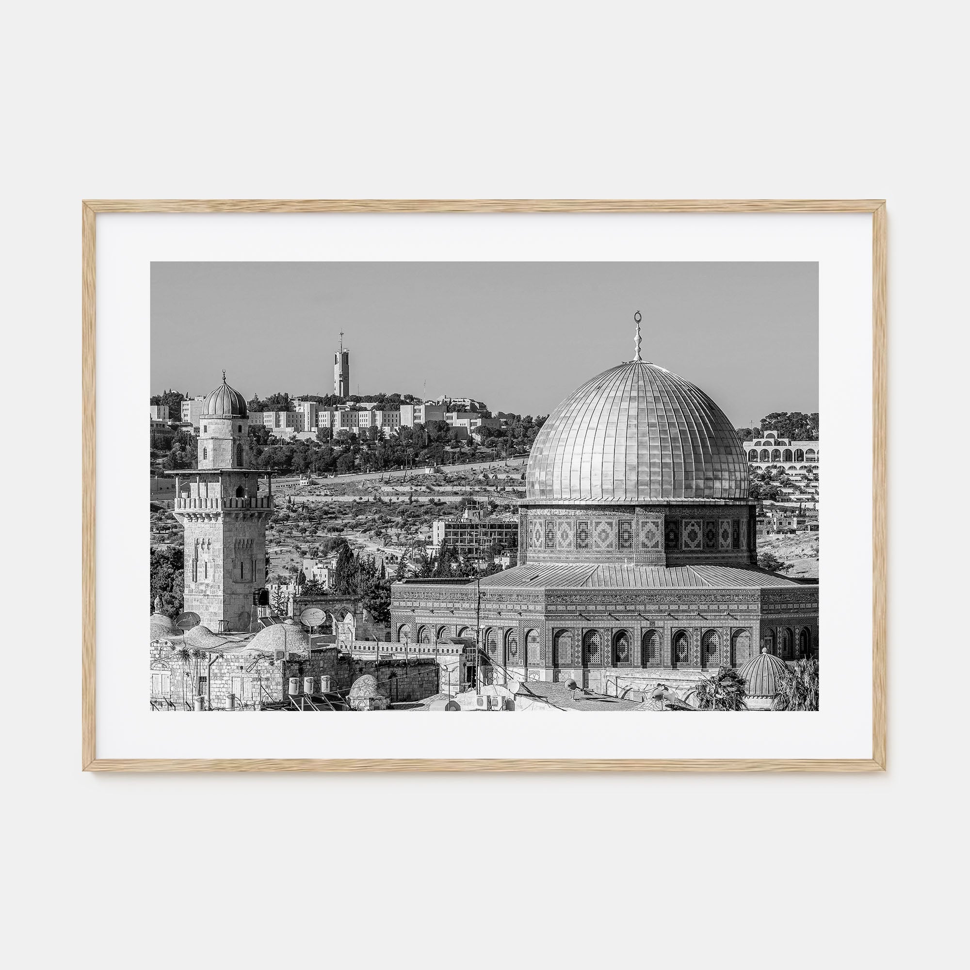 Palestine Landscape B&W Poster