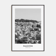 Palestine Portrait B&W No 2 Poster