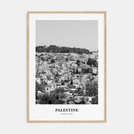 Palestine Portrait B&W No 2 Poster