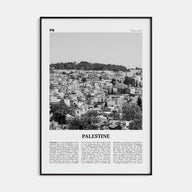 Palestine Travel B&W No 1 Poster