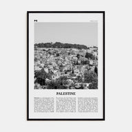 Palestine Travel B&W No 1 Poster