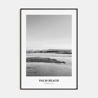Palm Beach, Florida Portrait B&W Poster