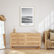 Palm Beach, Florida Portrait B&W Poster