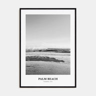 Palm Beach, Florida Portrait B&W Poster