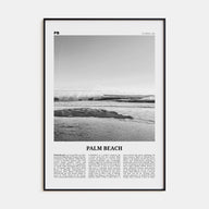 Palm Beach, Florida Travel B&W Poster