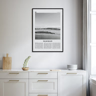 Palm Beach, Florida Travel B&W Poster