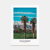 Palm Desert Portrait Color Poster