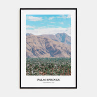 Palm Springs Portrait Color No 2 Poster