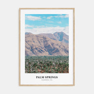 Palm Springs Portrait Color No 2 Poster