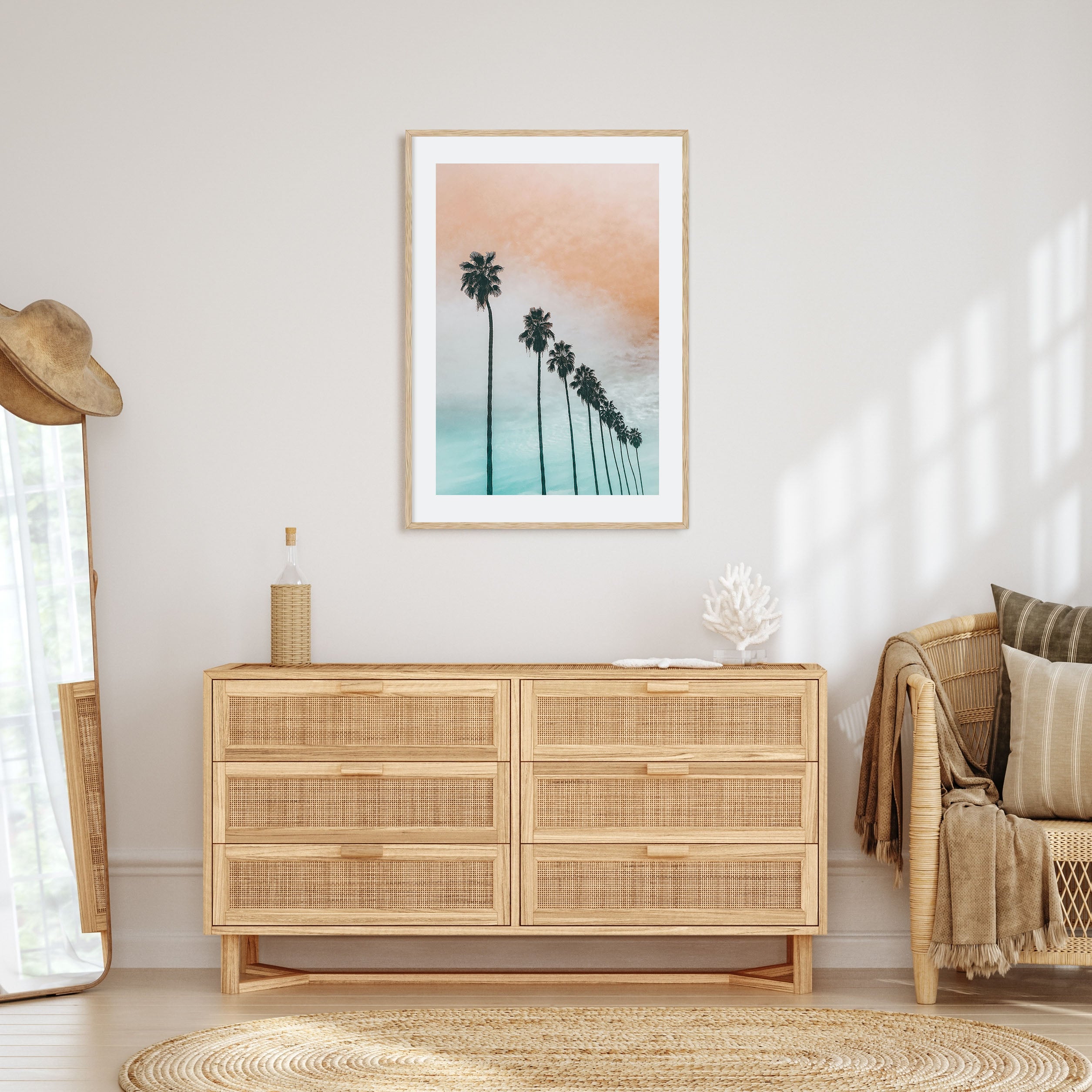 Palm Trees Photo Color No 2 Poster